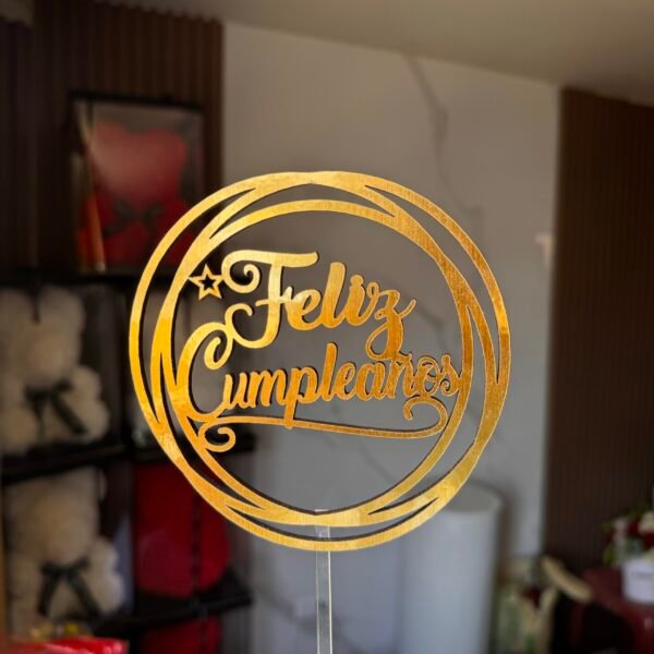 topper feliz cumpleaños