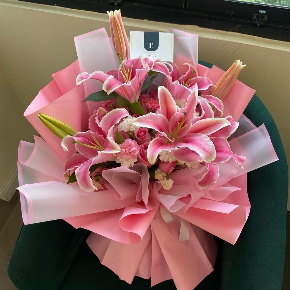 Ramo Cielo Rosa Deluxe