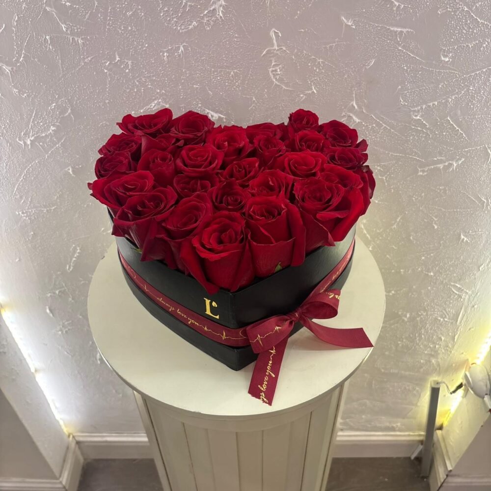 Box corazón rojo