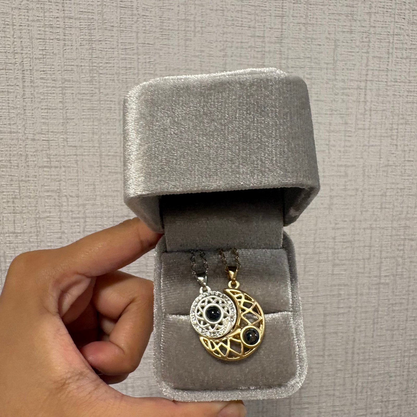 collar de pareja te amo en 100 idiomas
