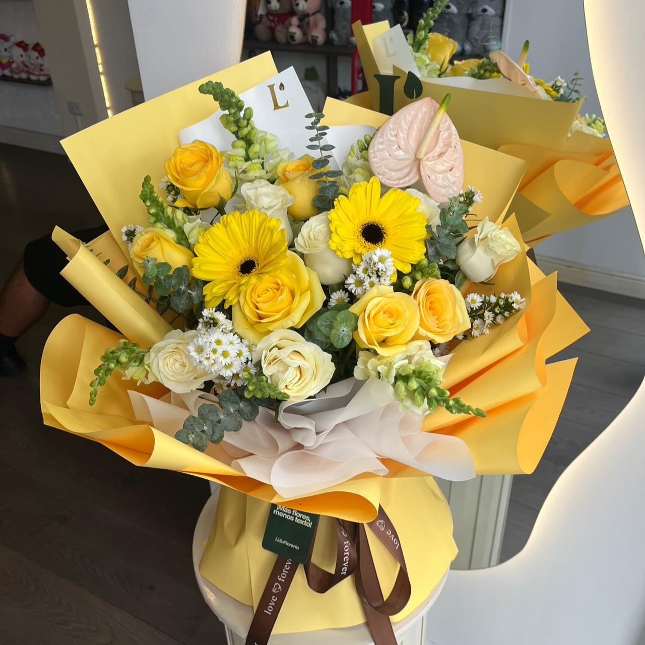 bouquet base amarilla 2